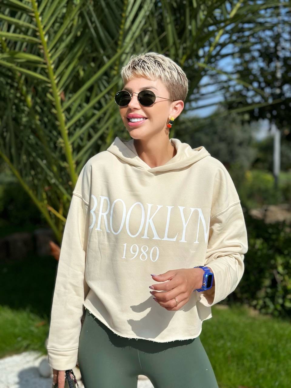 BROOKLYN BASKI SWEATSHIRT (Bej)