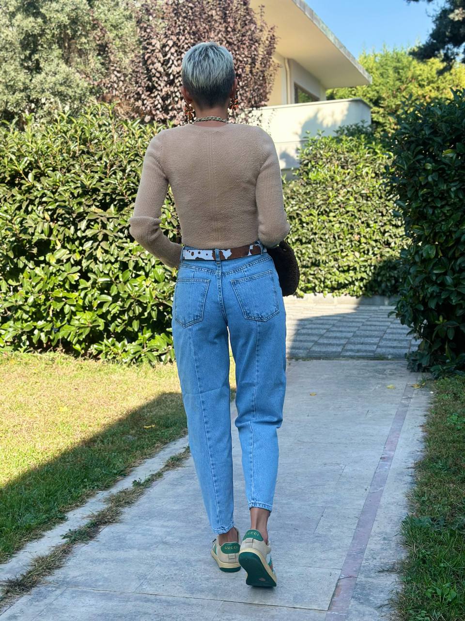 VINTAGE MOM DENIM PANTOLON (Açık Mavi)