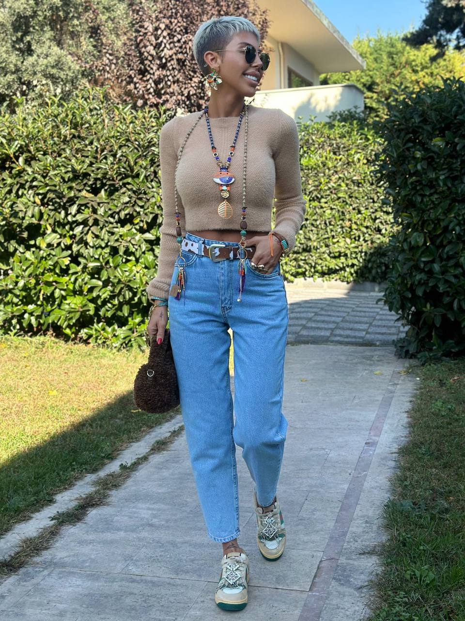 VINTAGE MOM DENIM PANTOLON (Açık Mavi)